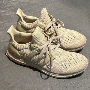 Adidas Beige Athletic Sneakers